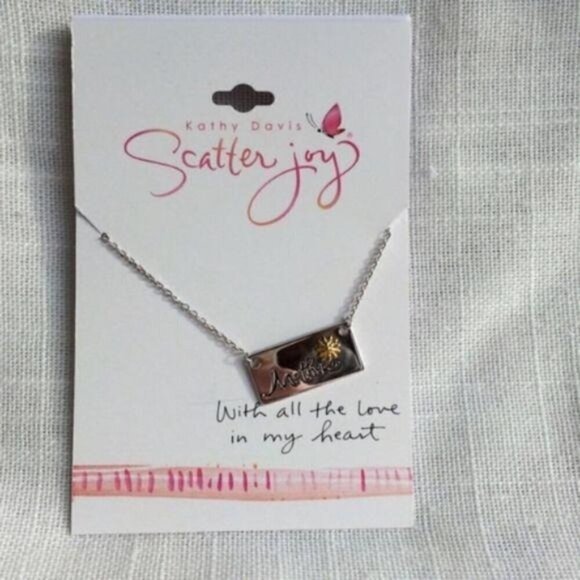 NEW Silver Plate Mother Necklace - Picture 4 of 6